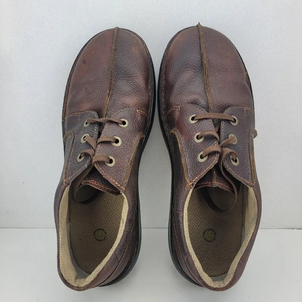 Doc Dr Marten Mens Size 13 Brown Ripley Leather Split Toe Oxford Shoes